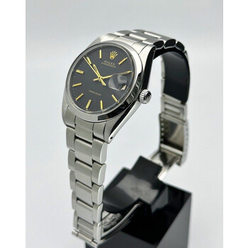(SOLD!!) 34mm • 1966 Rolex OysterDate Precision 6694 Black Dial Manual Winding